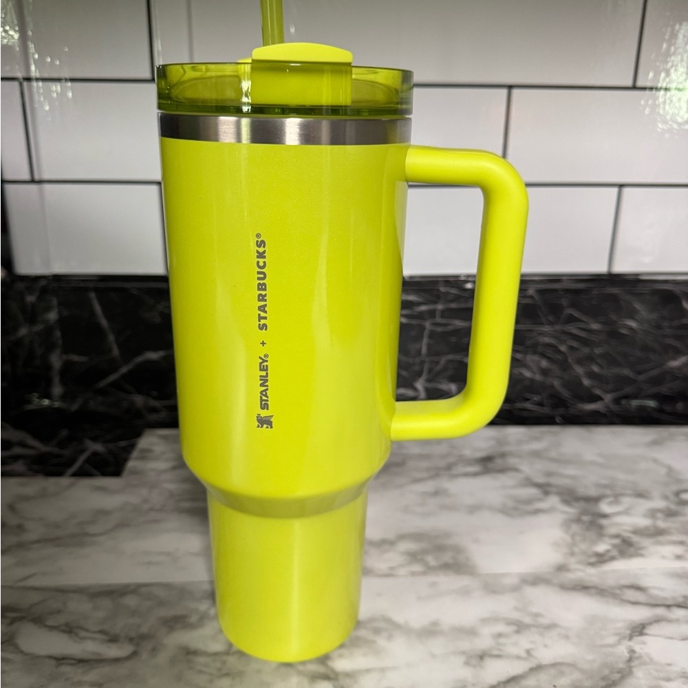Stanley x Starbucks Neon Yellow Tumbler